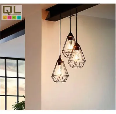 Produktbild von EGLO TARBES, 3 Glühbirne(n), E27, IP20, Schwarz
