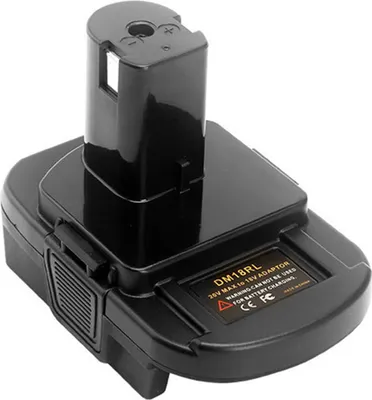 Produktbild von Akku-Konverter-Adapter-Ersatz für die Umrüstung von Dewalt / Milwaukee 18V-20V Lithium-Akku auf Ryobi 18V Elektrowerkzeuge