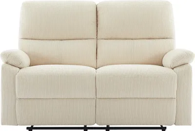 Produktbild von Relaxsofa elektrisch 2-Sitzer - Cord - Beige - LUNANO
