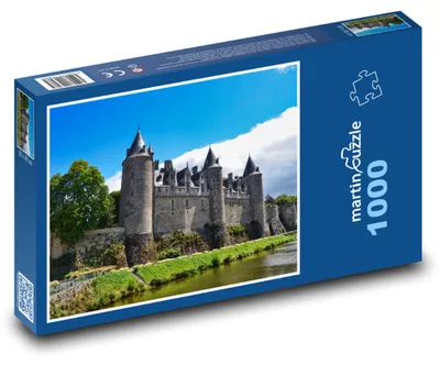 Obrázek produktu pro Puzzle 1000 Středověká pevnost u řeky - martinpuzzle