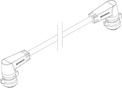 Produktbild von SP 1121144 POLINI E-Bike Batterie Kabel 700mm  passend fuer