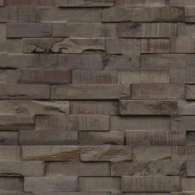 Immagine prodotto di INDO Holz Wandverblender Slimwood Hevea Charred 1,01 m²