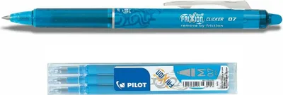 Produktbild von Frixion Clicker 0.7 hellblau + 3 Ersatzminen hellblau