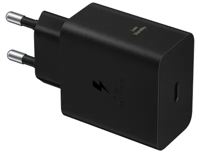 Productafbeelding van Samsung USB-C oplader, 60W, ultrasnel netstroomadapter, USB-C naar USB-adapter, S