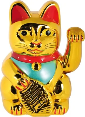 Produktbild von Winkekatze Kunststoff 20 cm
