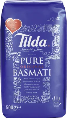 Produktbild von Tilda Pure natürlich Glutenfreier Basmati-Reis (500 g)