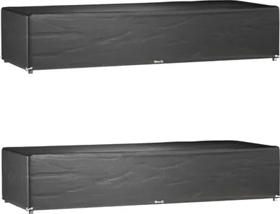 Produktbild von The Living Store Abdeckungen für Sonnenliegen 2 Stk. 12 Ösen 205x75x40 cm