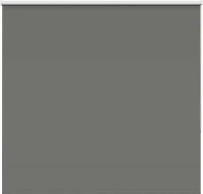 Produktbild von vidaXL Verdunkelungsrollo Grau 155x130cm Stoffbreite 151,6cm Polyester