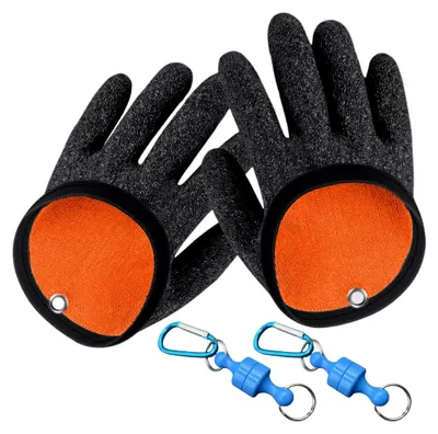 Produktbild von Angelhandschuhe mit Magnetschnallen, rutschfest und schützend