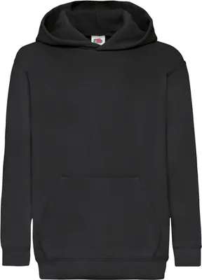 Image de Fruit of the Loom - Sweat à capuche pour enfants FK3076 (152-158) (noir)
