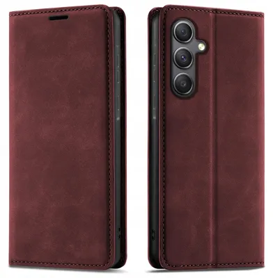 Immagine prodotto di ETUI Z KLAPKĄ do Samsung A34 5G Zamykane, Magnetyczne Kabura + Szkło