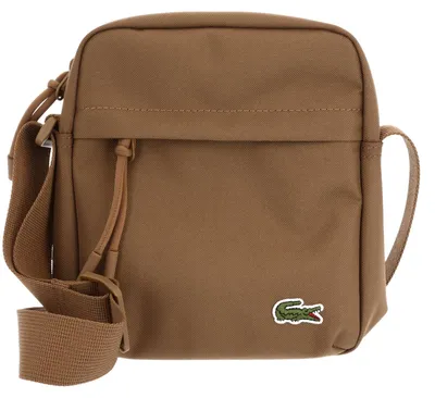 Image de LACOSTE sac à épaule bandoulière Neocroc Vertical Camera Bag Cookie brun