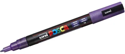 Produktbild von uni-ball POSCA PC-3M Marker - 0,9 mm - Glitter violett