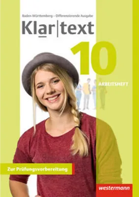 Obrázok produktu pre Klartext 10. Arbeitsheft. Differenzierende Ausgabe. Baden-Württemberg