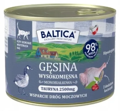 Immagine prodotto di BALTICA SMAKI REGIONÓW Gatto adulto Oca 185g