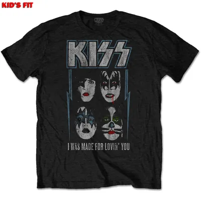 Produktbild von KISS - Made For Lovin' You Kids 13 - 14 Jahre T-Shirt - Schwarz