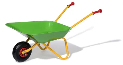 Image de Brouette de chantier en métal Rolly Toys, verte