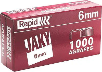 Produktbild von Rapid Heftklammern Jaky 6 verkupfert 1.000 Stück