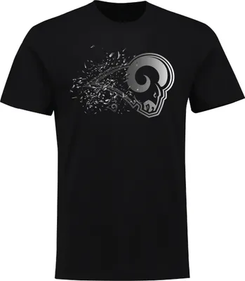 Produktbild von NFL Los Angeles Rams Shatter Graphic Logo Football Shirt schwarz (L)