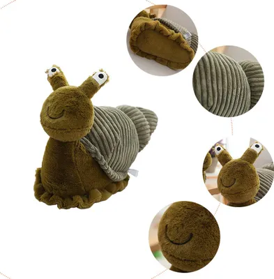 Immagine prodotto di Cartoon lumaca peluche peluche animale bambola giocattolo bambini bambini ragazzo ragazza regalo di compleanno decorazioni per la casa