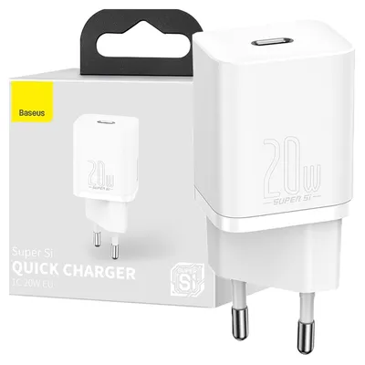Image de Baseus Super Si Quick Charger 1C 20W (Blanc)
