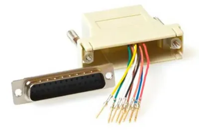 Produktbild von ACT Modular Adapter D-sub/RJ-45, 25-Sub-D, RJ-45, Grau