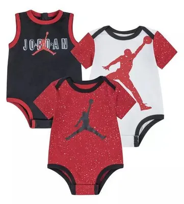Image de Set de 3 Body Jordan Aj Classic Multi-couleur pour bébé