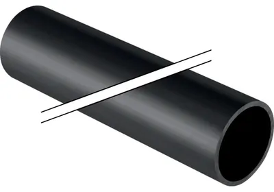 Produktbild von Geberit Rohr, Silent-db20, DN90, 90x3000mm, PE-S2, schwarz, 3m, 1 Stk.