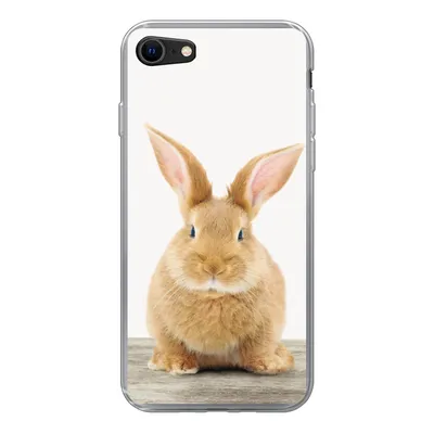 Produktbild von MuchoWow® Handyhülle Schutzhülle Hülle für iPhone 8 Kaninchen - Babykaninchen - Tiere - Kinder - Mädchen - Jungen Silikon Softcase Handy Hülle - Schutzhaube
