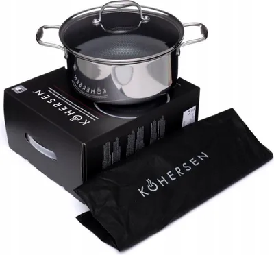 Produktbild von Kohersen Black Cube 24 cm Topf mit Deckel