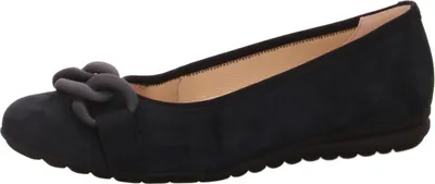 Produktbild von Gabor FLORENZ Ballerinas - Damen Halbschuhe - Slipper blau Freizeit NEU