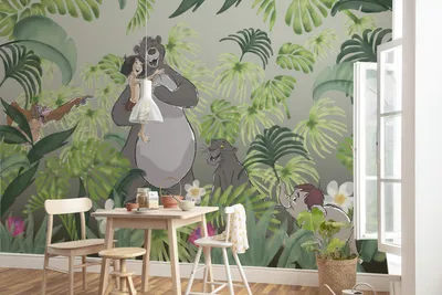 Produktbild von Komar Vlies Fototapete "Welcome To the Jungle" - Größe: 400 x 280 cm (Breite x Höhe), 8 Bahnen