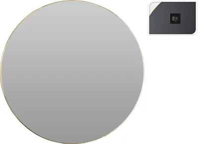Image de Miroir rond décoratif à suspendre 75 cm