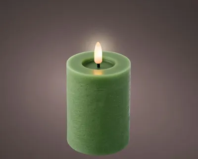 Obrázek produktu pro Vosk na svíčky LED 11,2 cm zelený