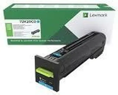 Produktbild von Lexmark 72K20C0, 8000 Seiten, Cyan, 1 Stück(e)