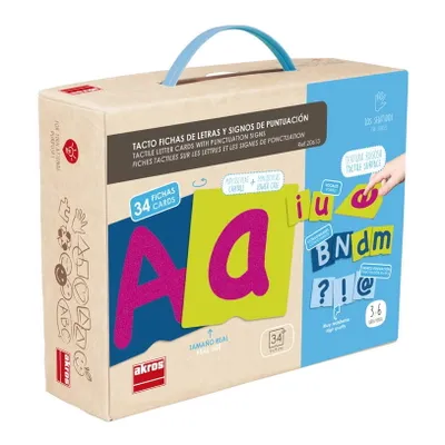 Image de Cartes sensorielles Apprendre les lettres / Akros
