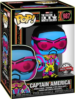 Produktbild von The Falcon and The Winter Soldier - Captain America 987 Special Edition - Funko Pop! Vinyl Figur