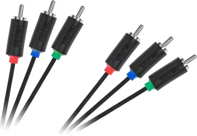 Obrázok produktu pre 3RCA-3RCA Komponentný kábel 1,8 m Cabletech Standard