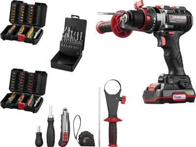 Produktbild von PARKSIDE PERFORMANCE® Rozbaleno 20V Akku-Schlagbohrschrauber Starter Set PSBSAP 20-Li C3 (mit Akku und Ladegerät)