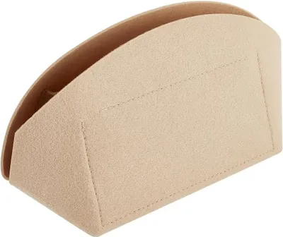 Zdjęcie produktu dla WADORN Filcowy organizer do torebki LV Alma BB, Shell Shaper Tote Bag Organizer Wkładka filcowa, schludny organizer, torba w torbie, wiele przegródek, kieszeń wewnętrzna, 11 x 19 x 13,3 cm (kaki)