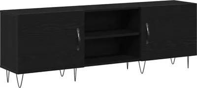 Produktbild von TV-Schrankset Schwarz Eichen-Optik 150 x 30 x 50 cm