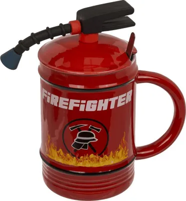 Produktbild von Feuerwehr-Tasse mit Deckel und Löffel