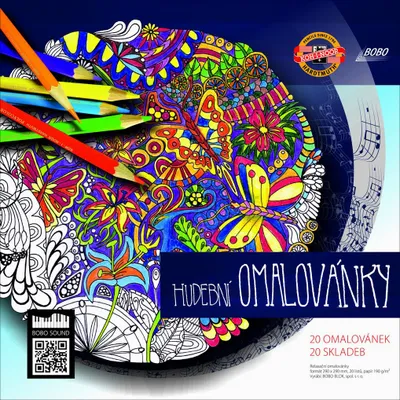 Obrázok produktu pre Hudobné omaľovánky 290 x 290 mm, 20 listov