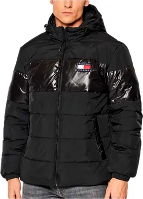 Produktbild von Tommy Jeans schwarze Herrenjacke DM0DM13247-BDS M