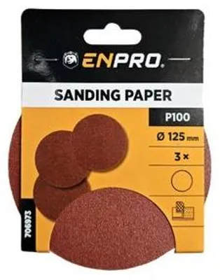 Image de Enpro Papír brusný se suchým zipem 100/125 3 ks