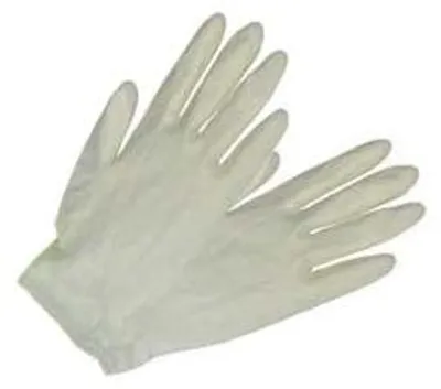 Obrázok produktu pre Latexové rukavice – veľkosť M (7/7,5) v balení po 100 ks.