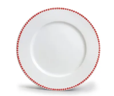 Zdjęcie produktu dla Thun 1794 Płytki talerz 26 cm, Odense, czerwony, porcelana karlsbadzka, Thun