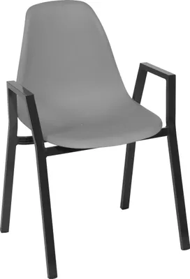 Produktbild von Aluminiumstuhl mit Kunststoffsitzschale