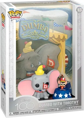 Zdjęcie produktu dla Plakat filmowy „Dumbo”, 100. rocznica Disneya, dekoracja ścienna