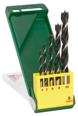 Produktbild von Holzbohrer-Set, 5-teilig, 4 - 10 mm